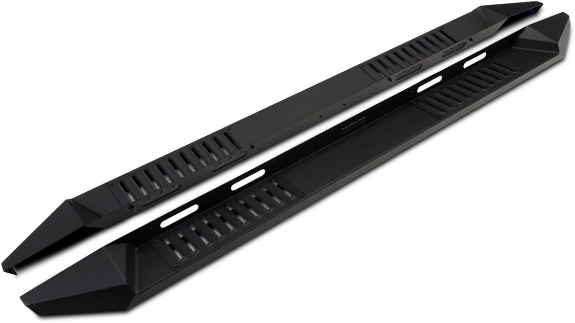 Black Steel Running Boards M525