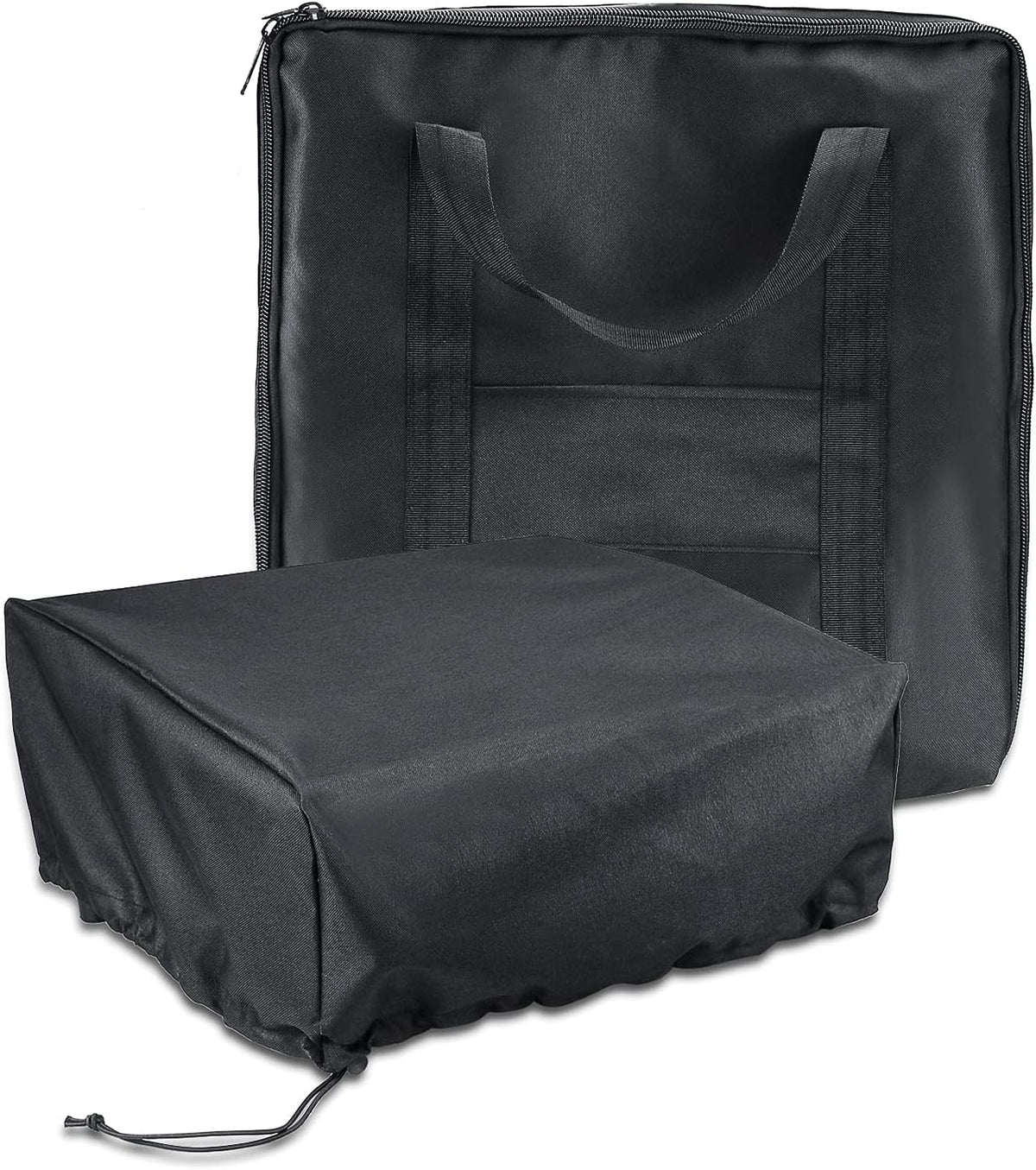 Black 600D Waterproof Griddle Cover with Support Pole K368744