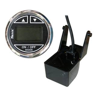 Black 2x22 Depth Sounder with Transom Mount Transducer Z2723