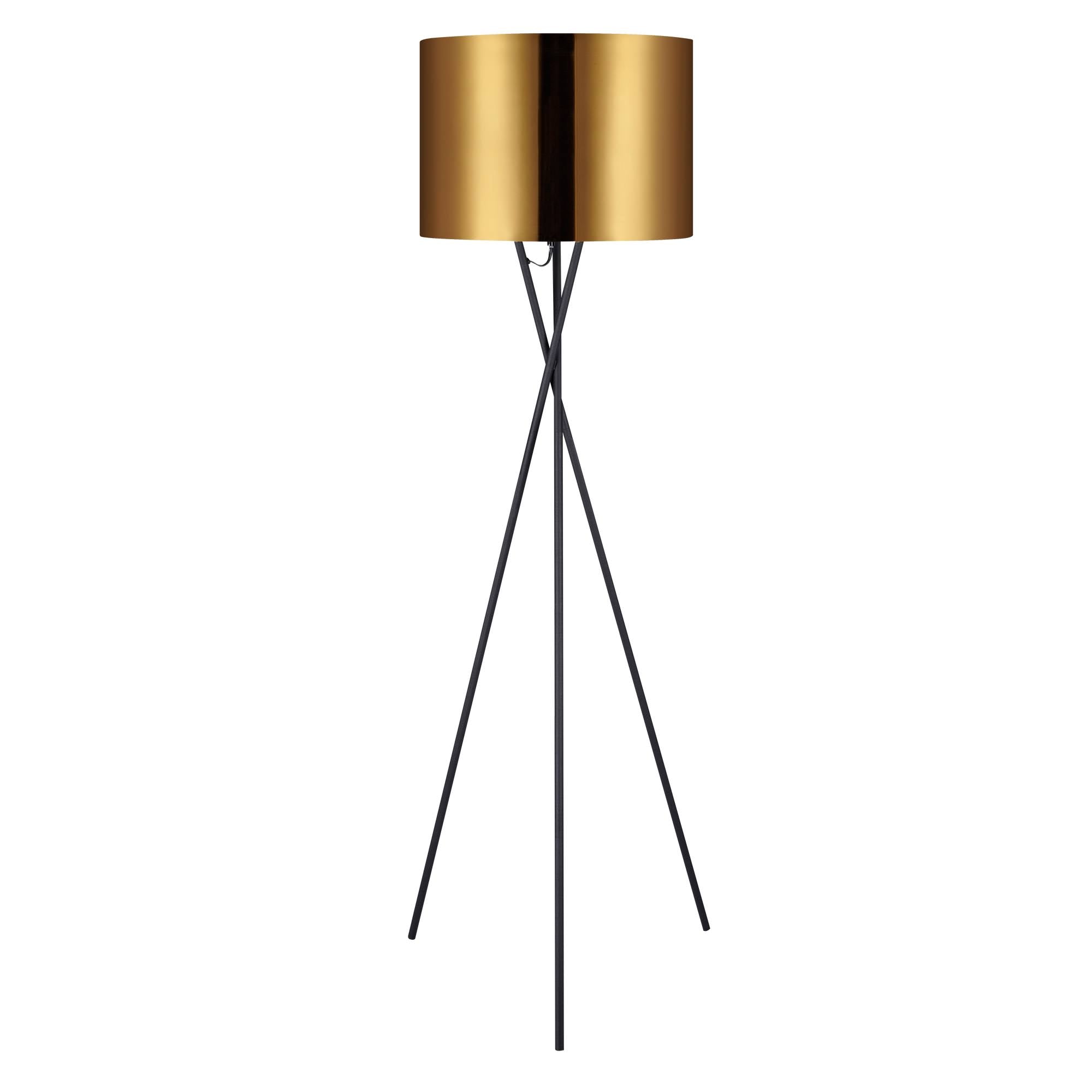Gold Tripod Floor Lamp C85165