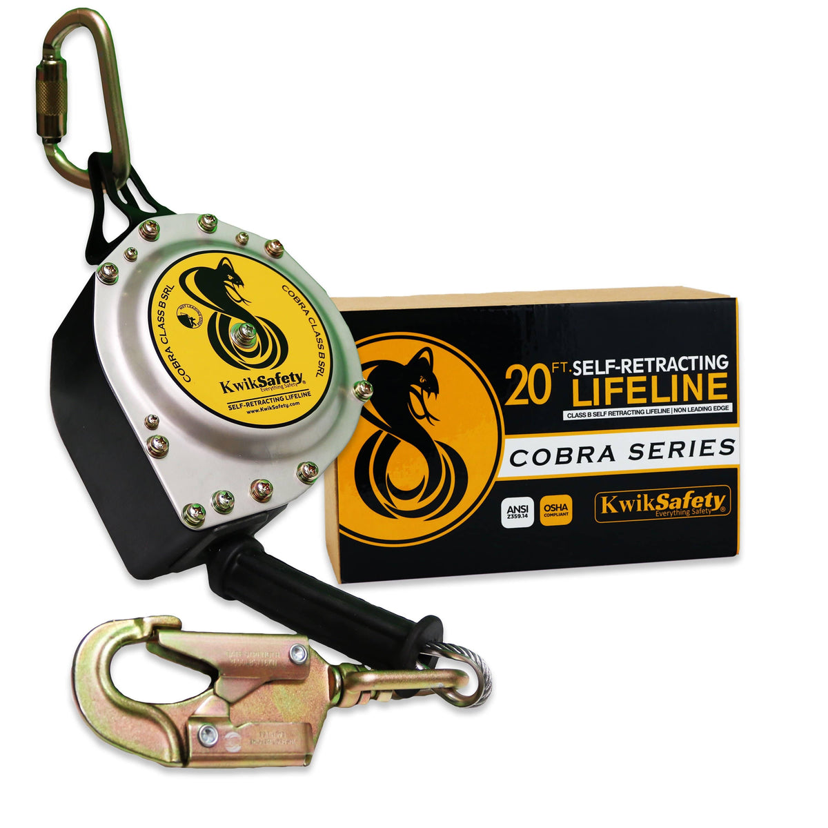 20’ Cable Self Retracting Lifeline J3778