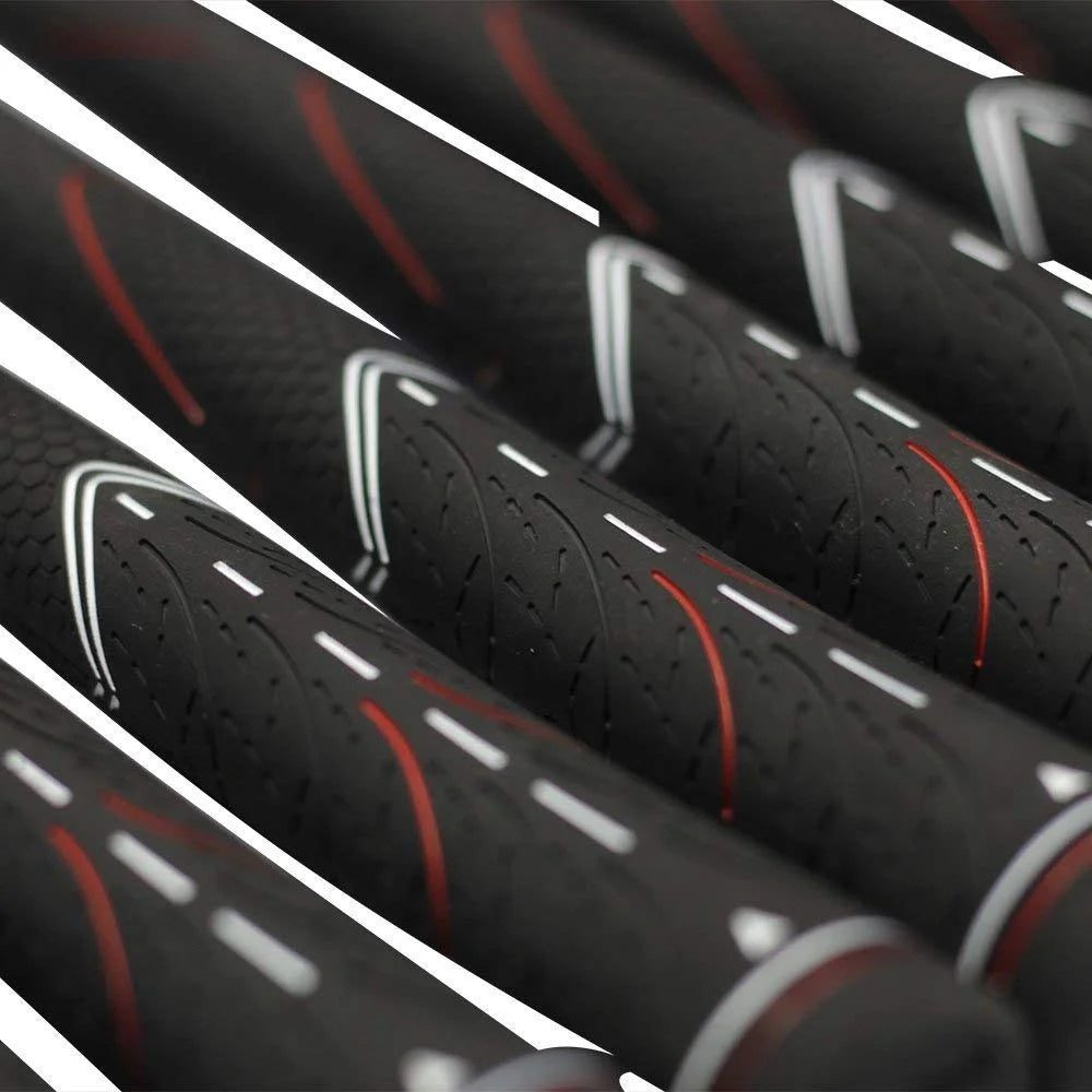 Midsize Black Golf Grips with Grip Tape and Instructions H240743