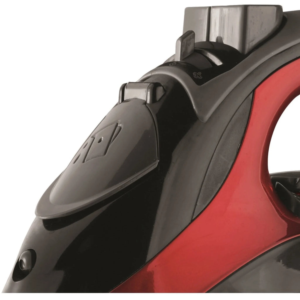 Red Steam Iron with Auto Shutoff S529056