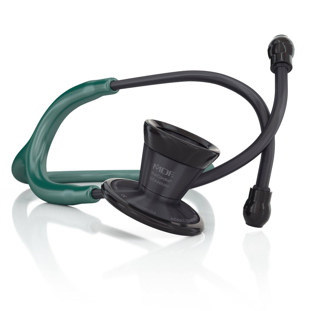 Titanium Adult Stethoscope Green/Blackout O456