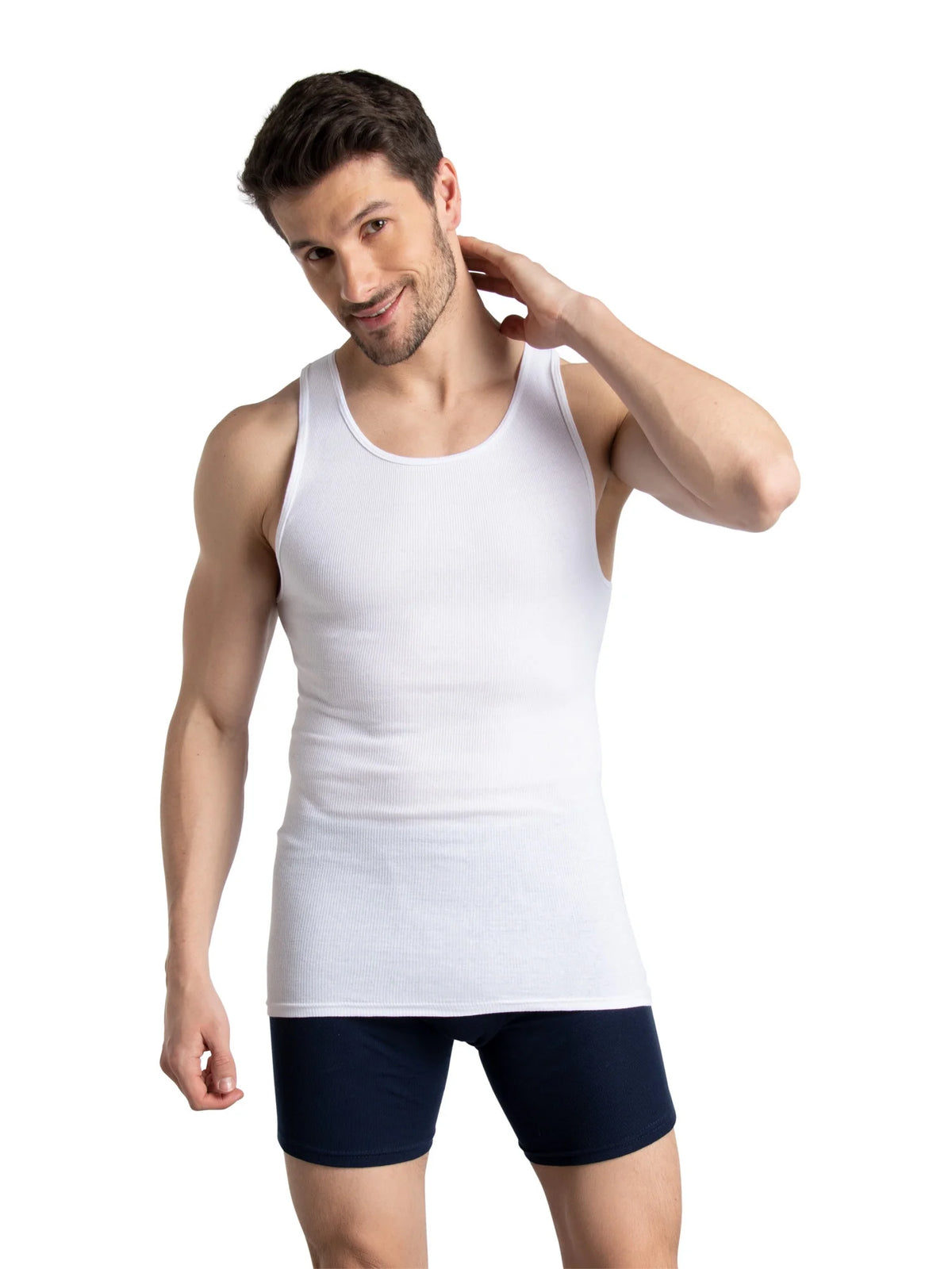 White Tank A-Shirts 10 Pack A22781