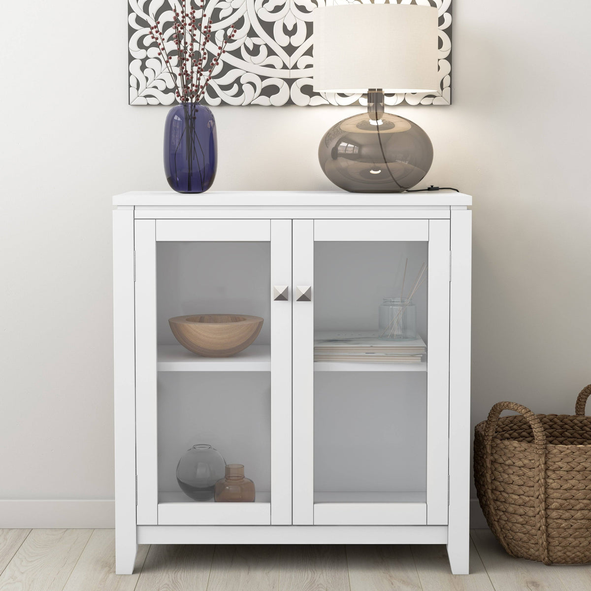 Solid Wood Low Storage Cabinet X4689