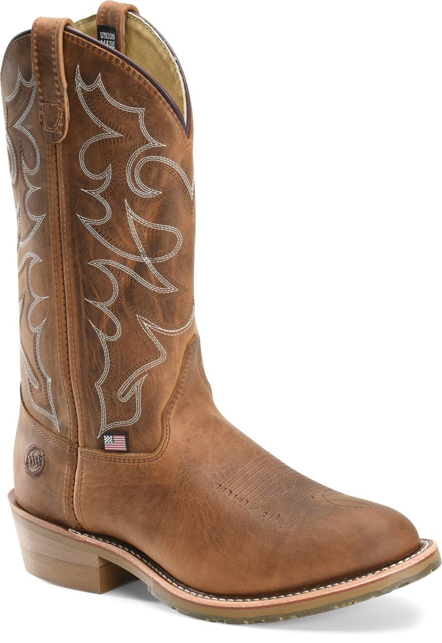 Brown Gel Ice Work Western Boots F807
