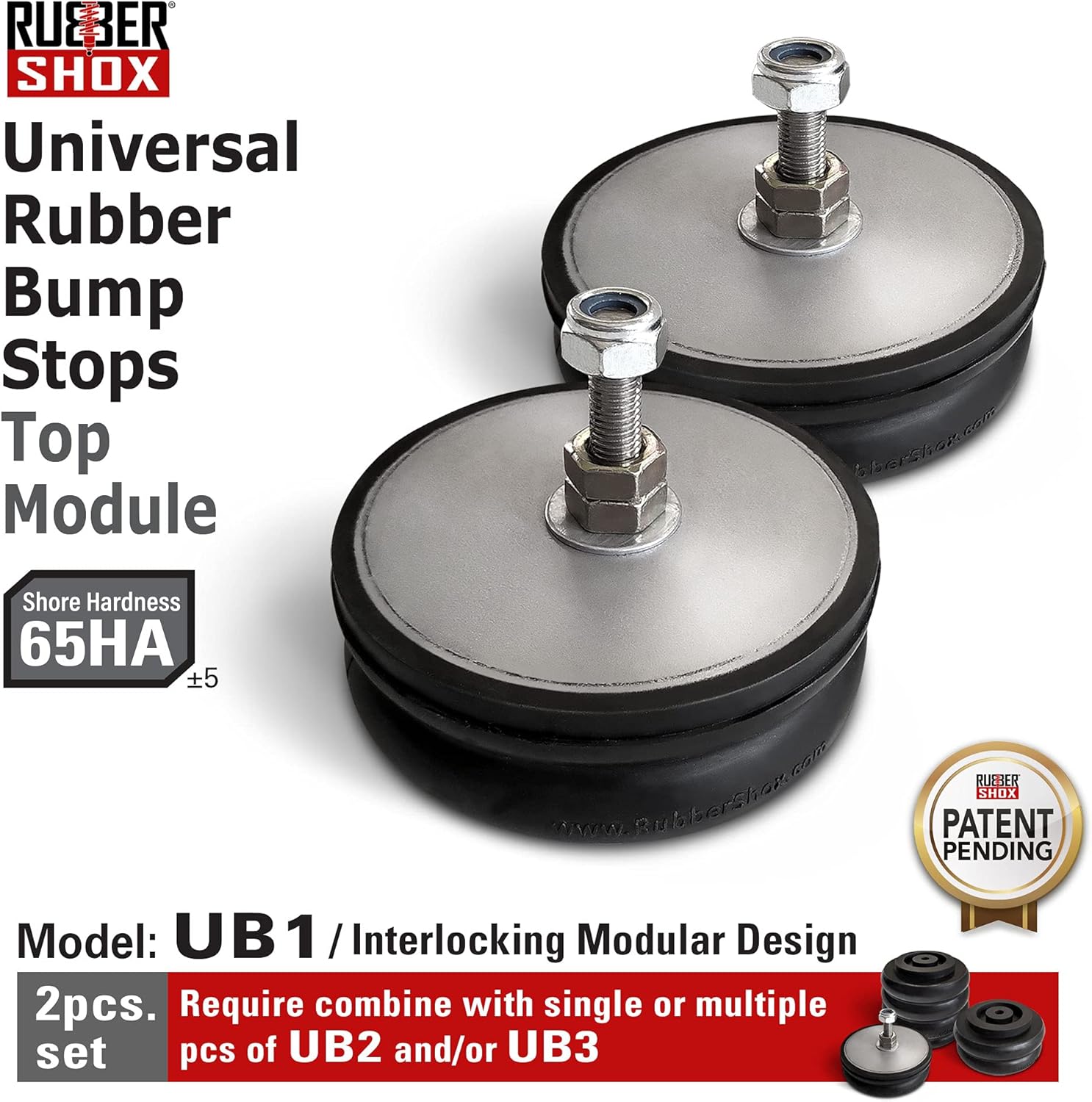 Modular Universal Rubber Front Rear Bump Stop for Truck and RV Suspension N67149