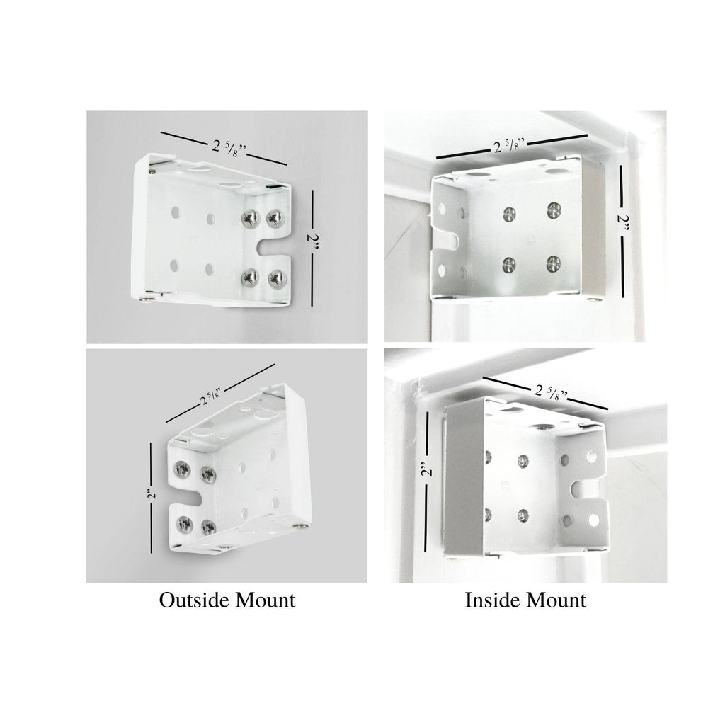 White Faux Wood Cordless Blinds A344271