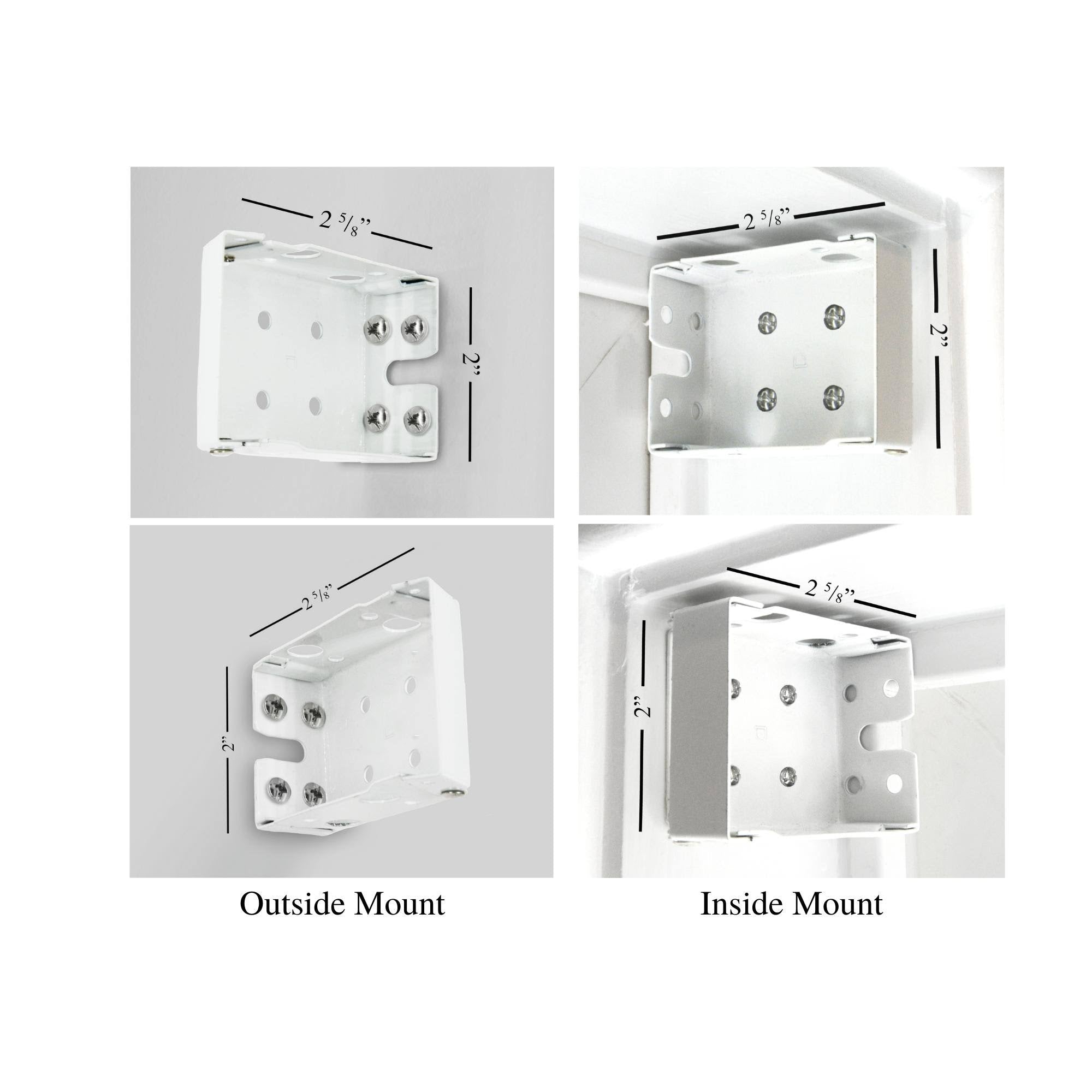 White Faux Wood Cordless Blinds A344271