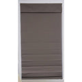 Steel Gray Blackout Cordless Roman Shade Cotton R74928