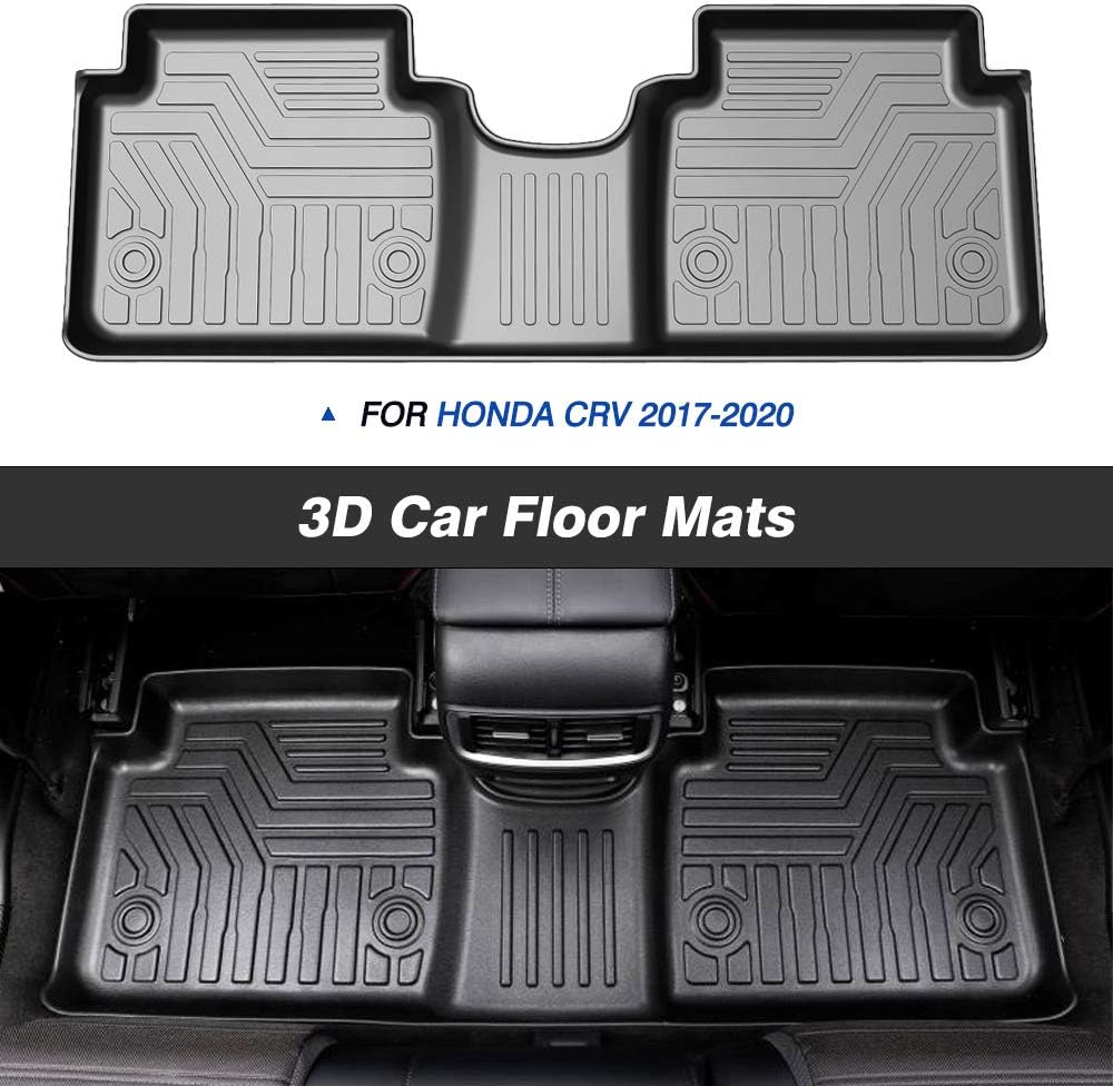 Black 2 Row All Weather Floor Carpet Liner Set T41581