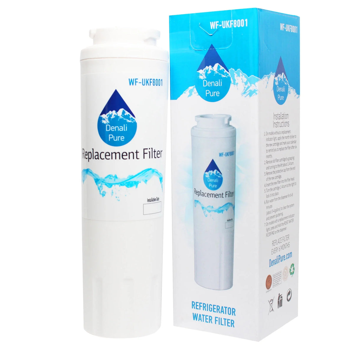 4-Pack Replacement Refrigerator Water Filter Cartridge O427990