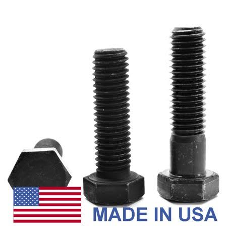 5/8 inch-18 x 3 3/4 inch Fine Thread Grade 5 Hex Cap Screw Black Oxide Pk 100 F668192