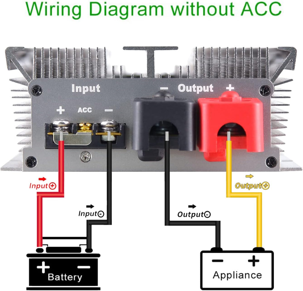 DC 24V to 12V Step Down Converter Voltage Regulator 200A 2400W Waterproof Y78622