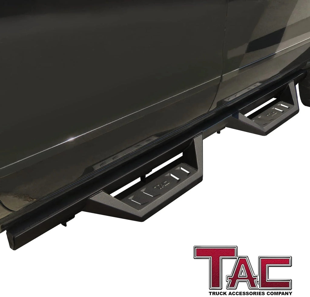 Black Fine Texture Side Steps Nerf Bars Running Boards E965
