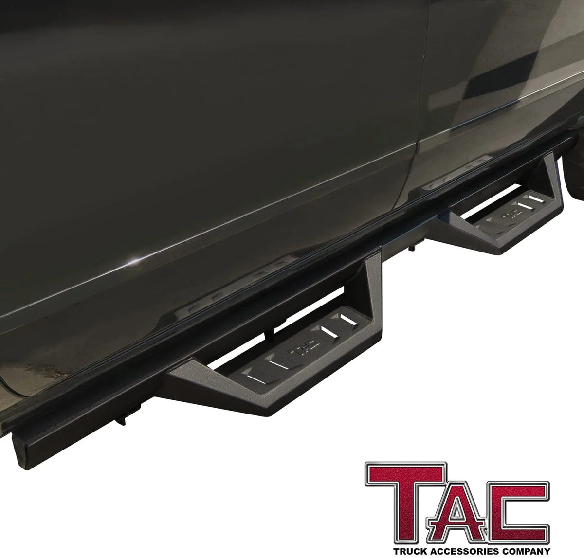 Black Fine Texture Side Steps Nerf Bars Running Boards E965