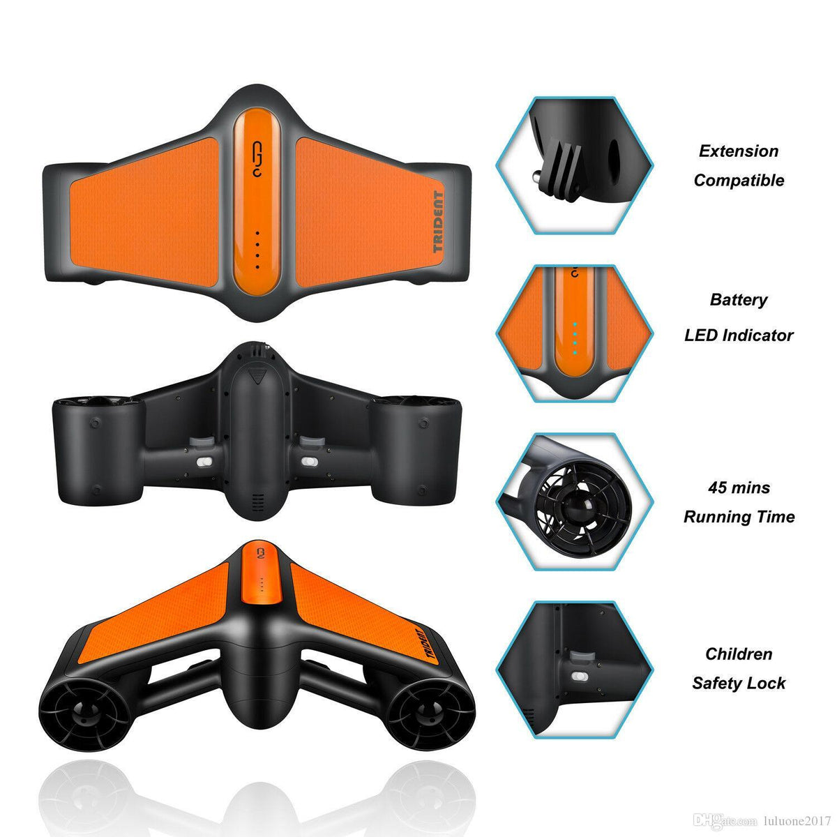 White Underwater Scooter H409752