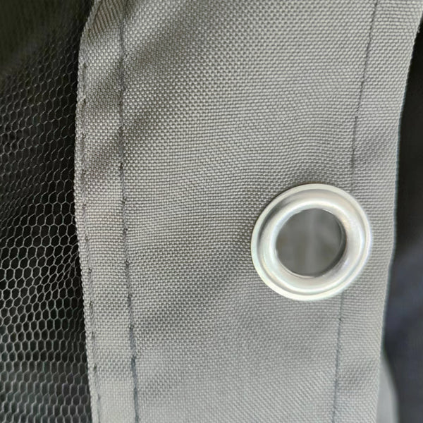 Black 4-Side Mosquito Netting with Zippers Q41427