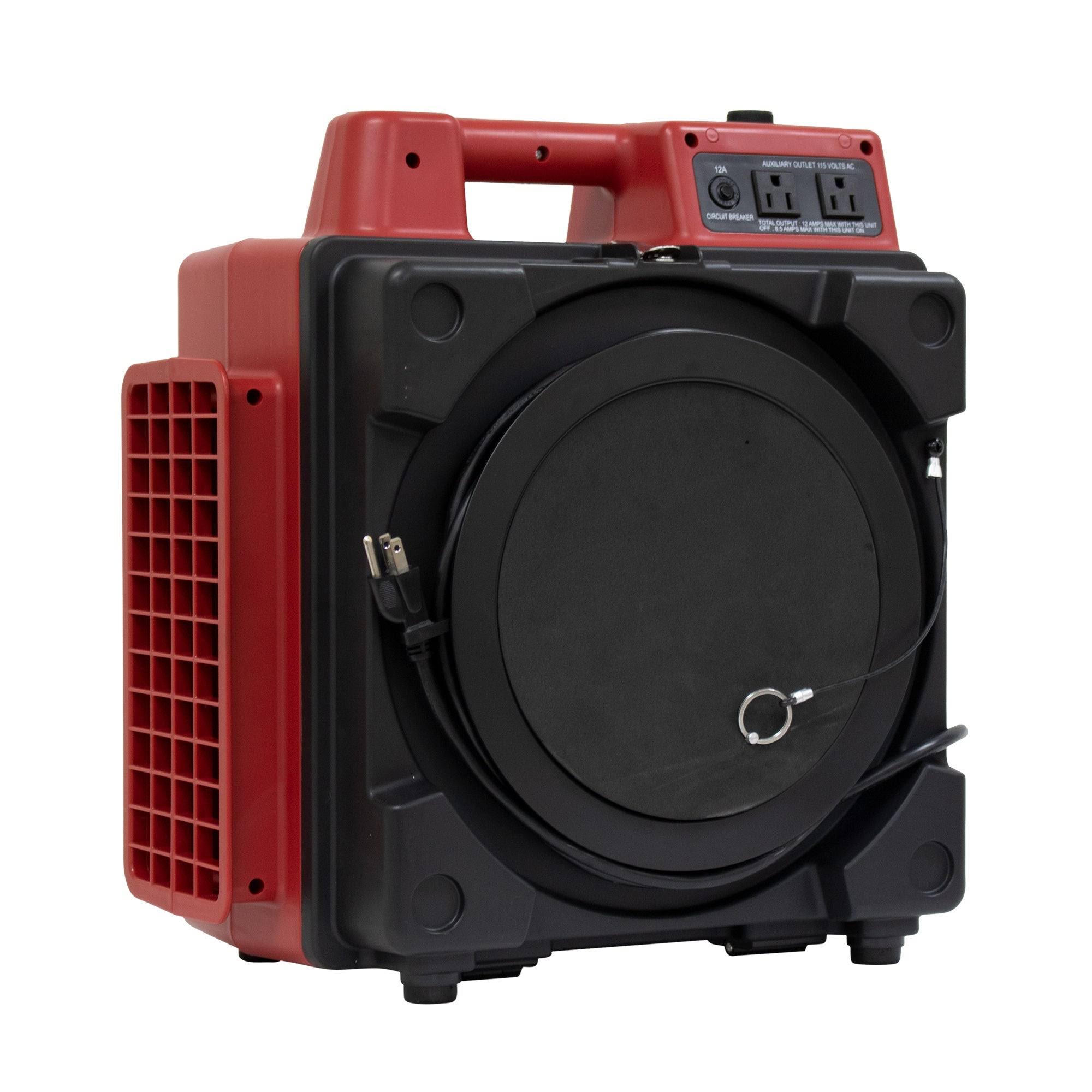 Red 3-Stage HEPA Mini Air Scrubber M5152