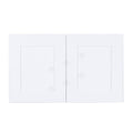 White 2 Door Wall Cabinet V44215