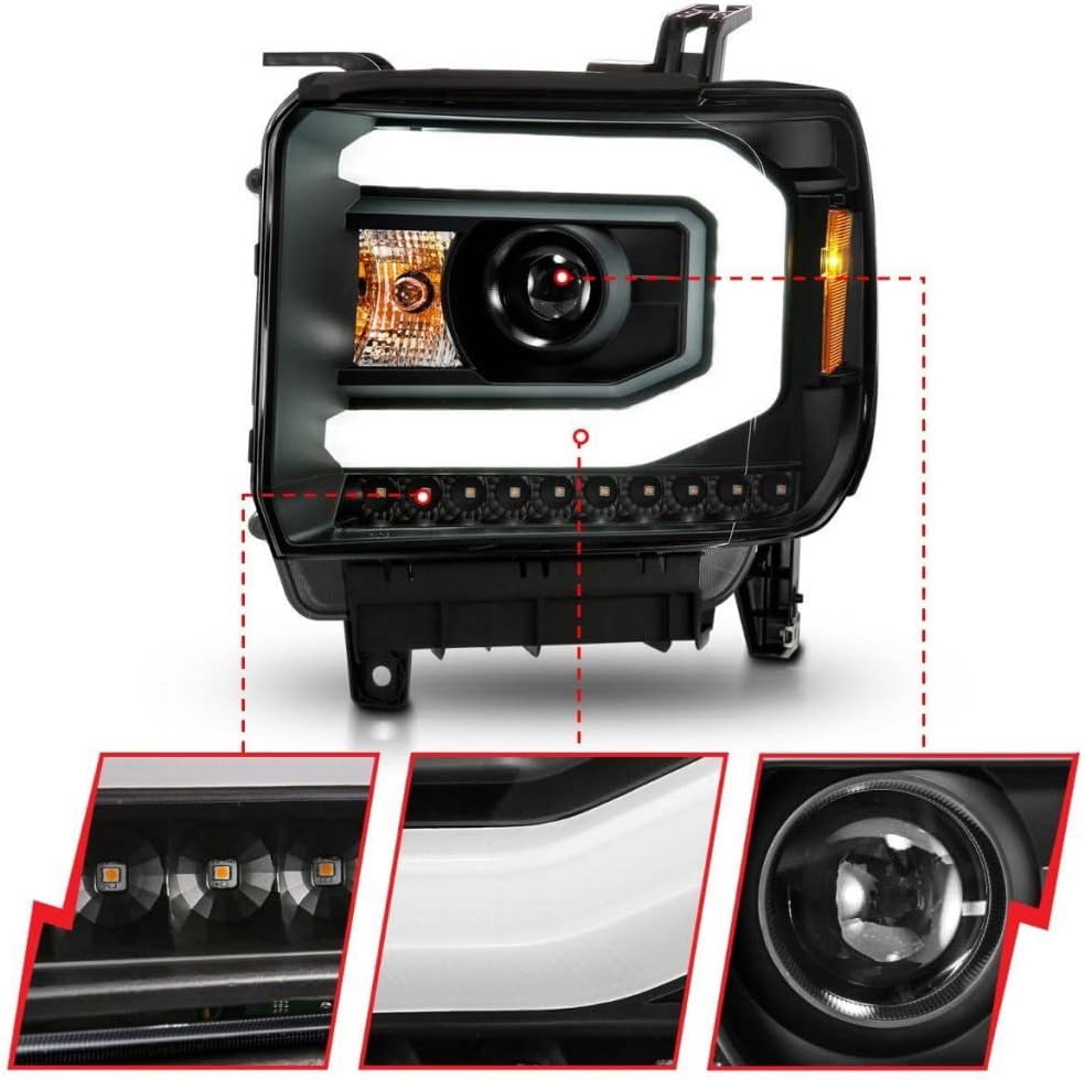 Projector Headlights with Light Bar G33937