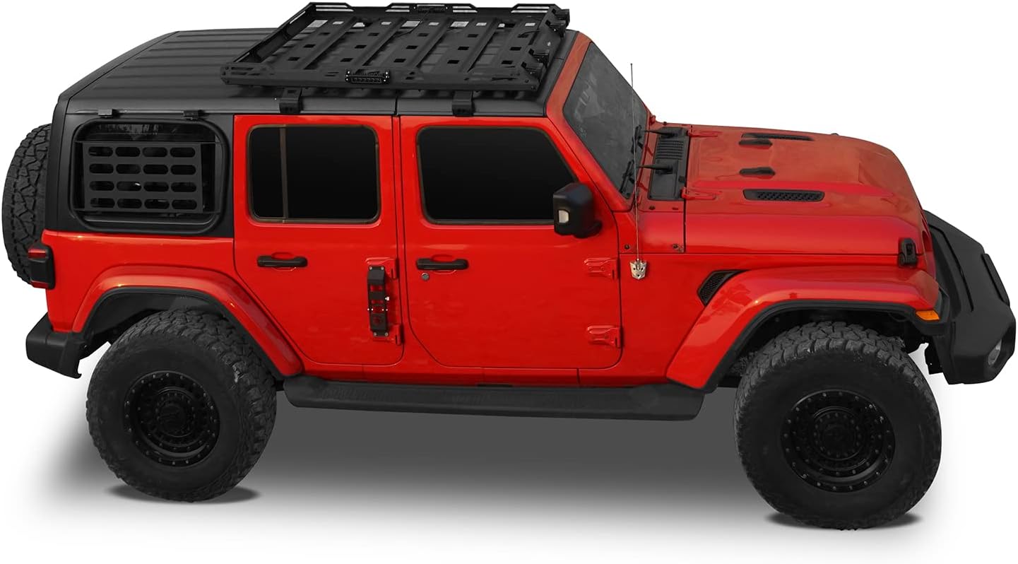 Roof Rack Cargo Basket Carrier for Jeep Wrangler JL Unlimited 4 Doors V174301