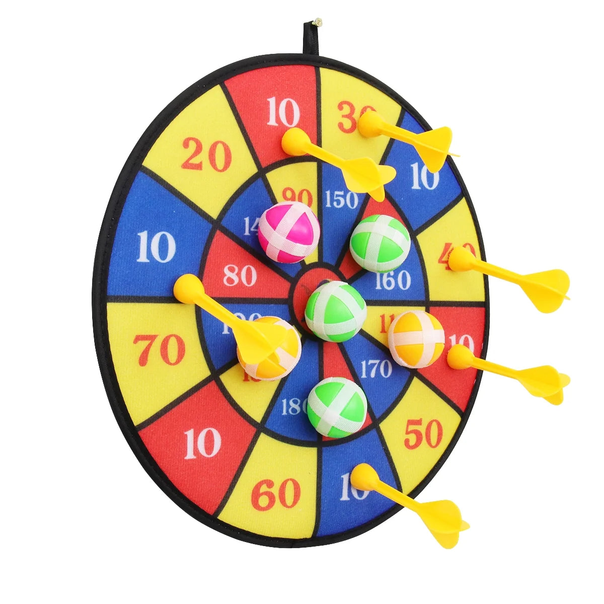 Flocking Dart Board with 4pcs Darts Dartboard Set N283