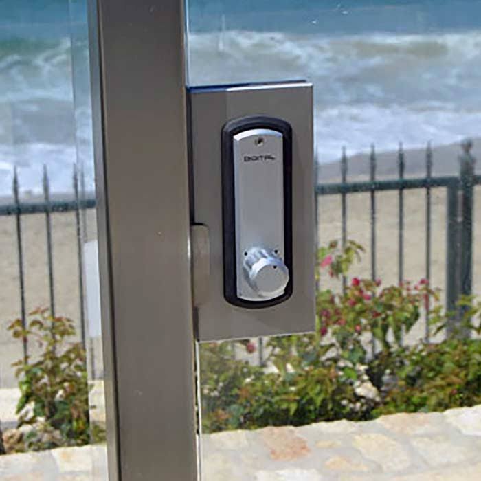 Satin Chrome Mechanical Keyless Door Knob B749