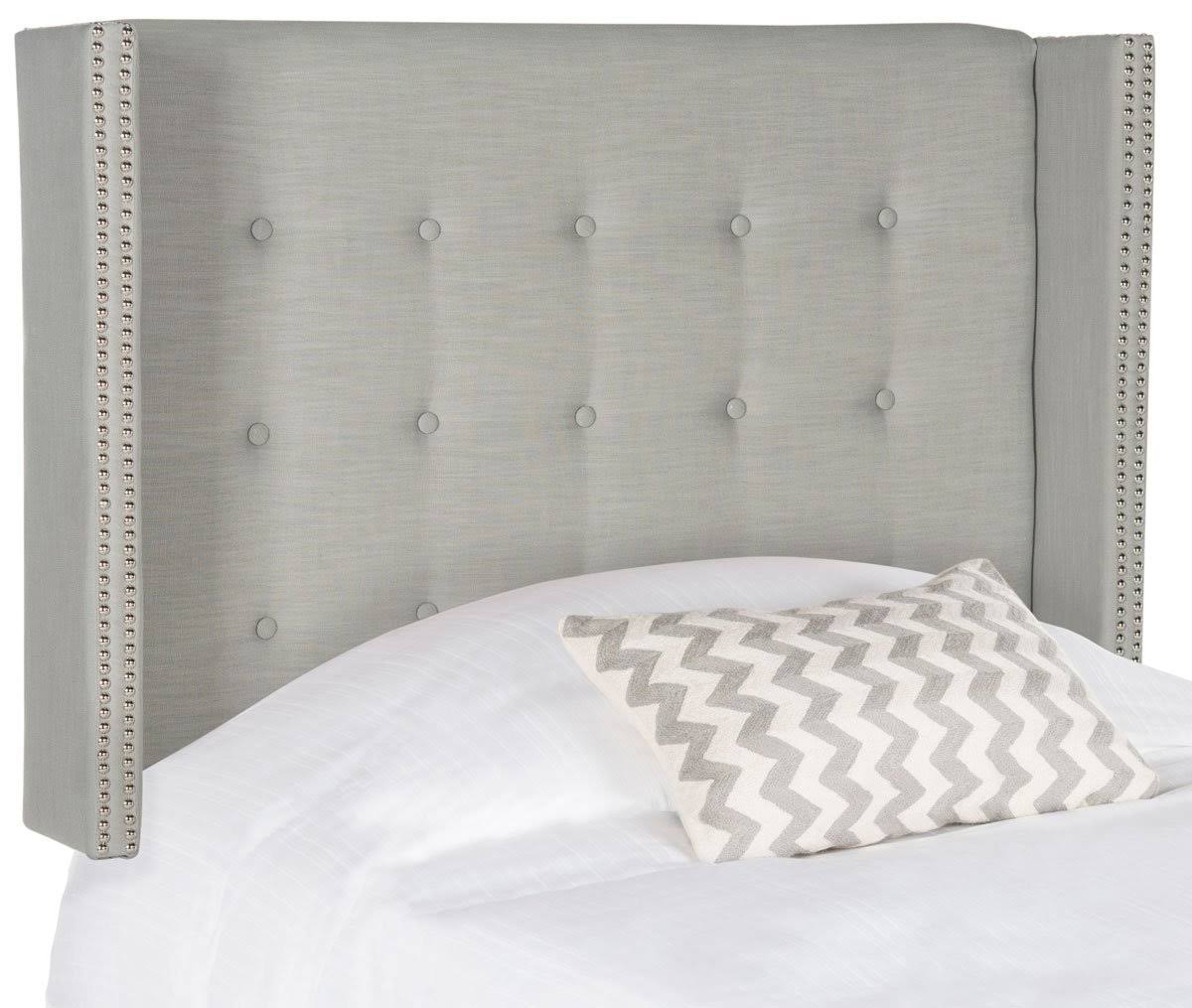 Queen Linen Tufted Winged Headboard O21519