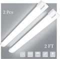 2 Pack 2FT 18W 5000K IP66 Waterproof LED Garage Light R868