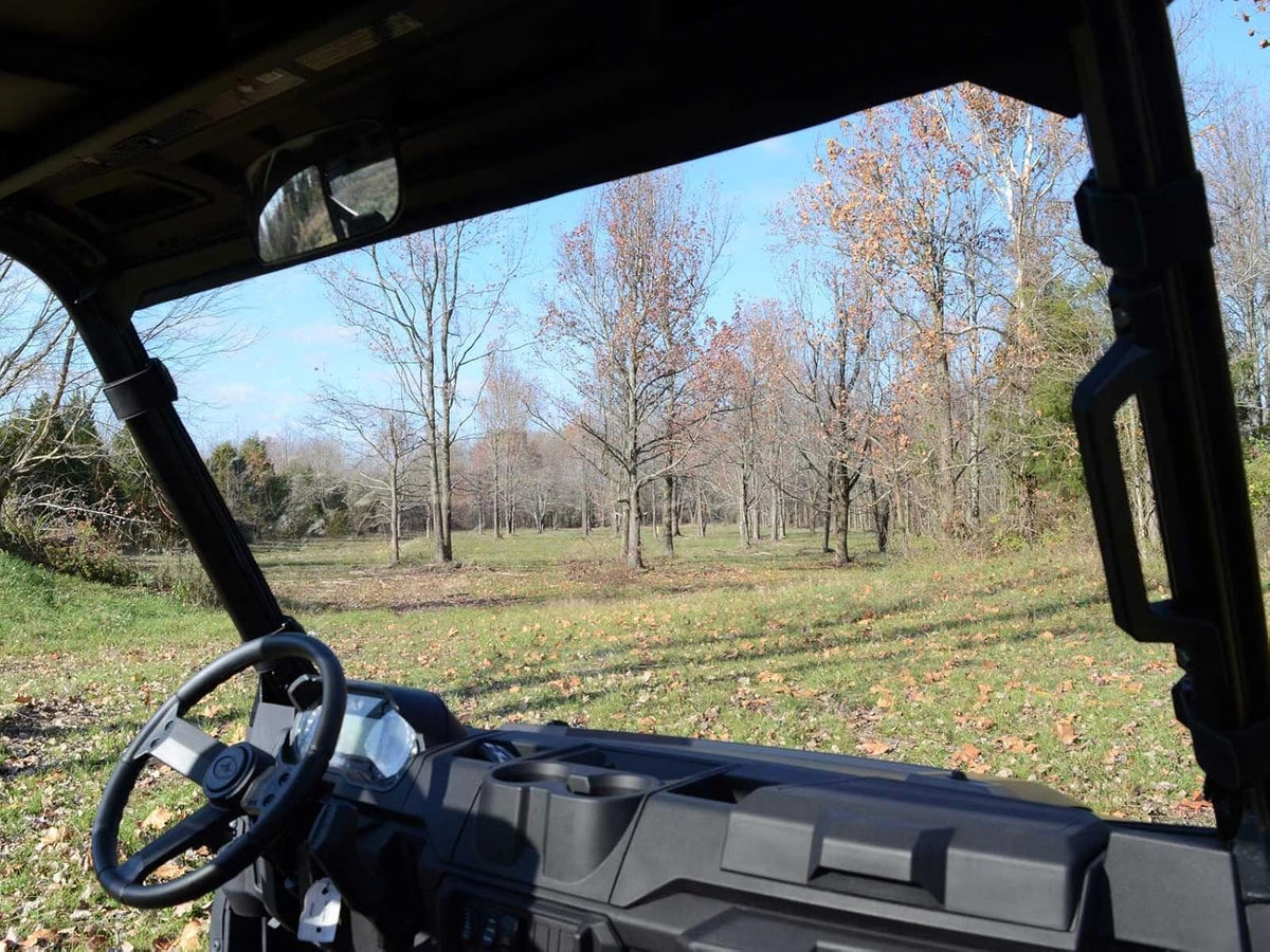 Full Front Windshield for Polaris Ranger XP 900 / XP 900 Crew, 1/4 Clear Polycarbonate I398677
