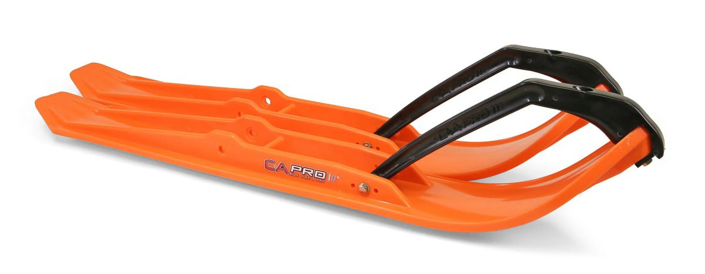 Orange XPT Snowmobile Skis with 6" Shaper Bars Complete Kit F2590