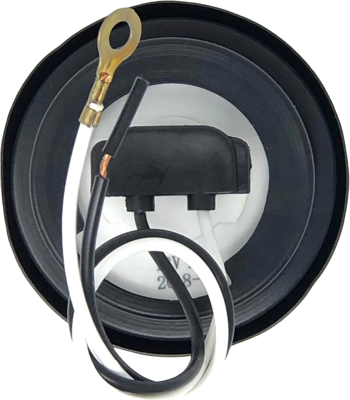 2" Round 9 LED Trailer Side Marker Clearance Light, 5 Amber + 5 Red, Pack of 2 N88678
