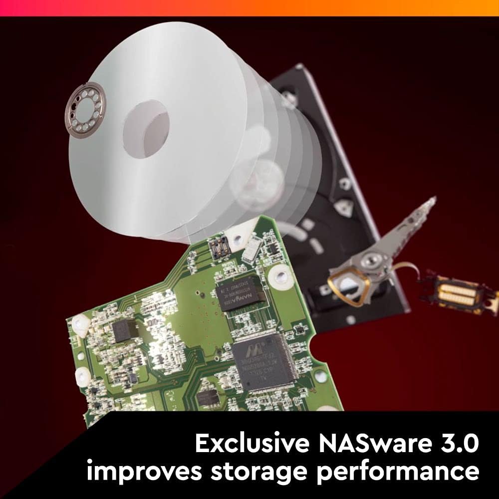 1TB WD Red Plus NAS Internal Hard Drive HDD 5400 RPM SATA 6 Gb/s CMR 64 MB Cache 3.5" Pack of 2 I172