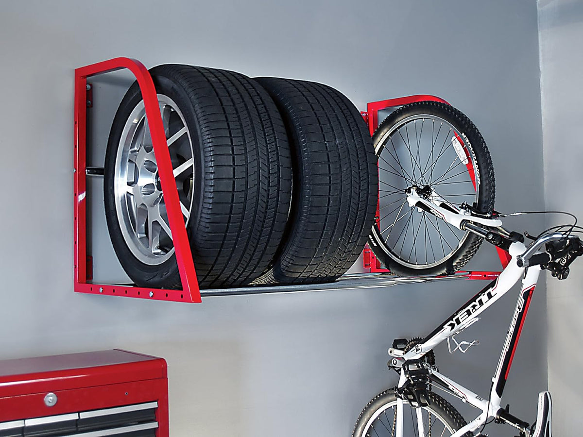 Red 48-Inch Tire Storage System C2891