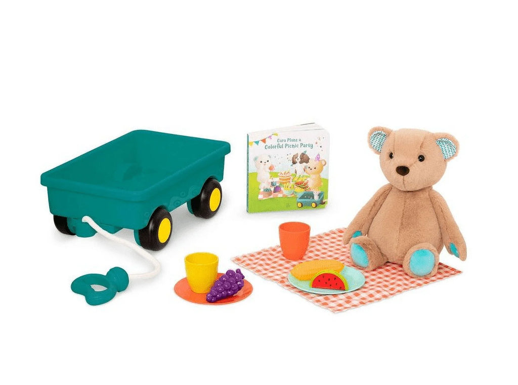Picnic Set with Teddy Bear and Board Book I625