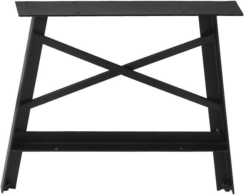 Black Metal Table Legs 2 PCS L4007