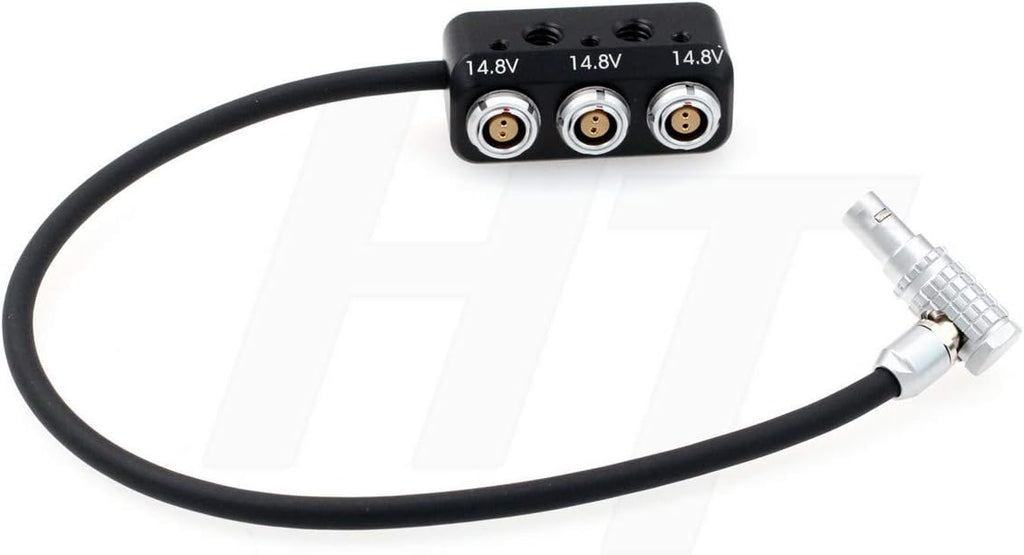 1 to 3 Right Angle Power Splitter Cable Q8907