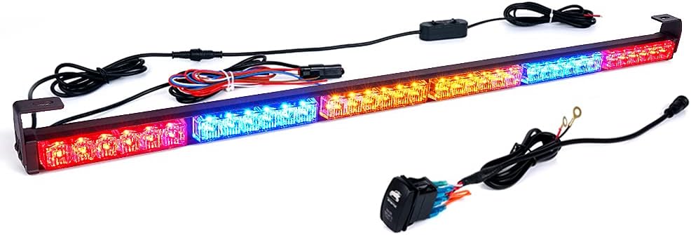 36" Offroad Rear Chase LED Strobe Light Bar with Turn Signal Brake Reverse Light C457