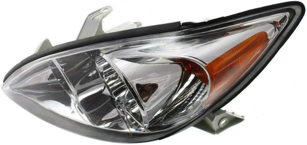 Chrome Headlight Assembly Pair for Toyota Camry 2002-2004 G11790