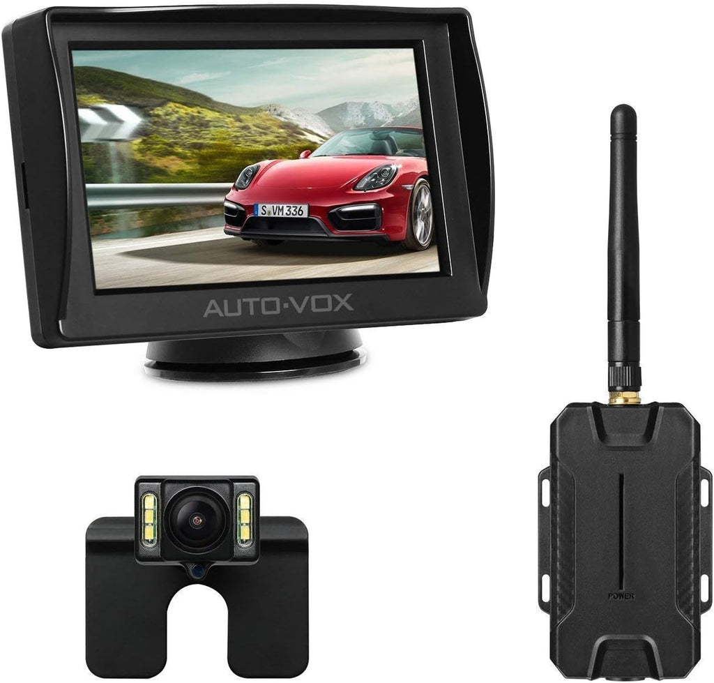 Wireless Backup Camera Kit with Night Vision HD Rear View Camera U397