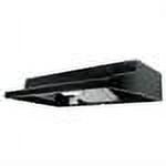 Black Convertible Range Hood T728