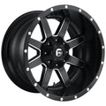 Matte Black Milled 22x12 Fuel D538 Q466018