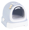 Fully Enclosed Hooded Litter Pan with Front Entry, Cat Litter Scoop Included V593