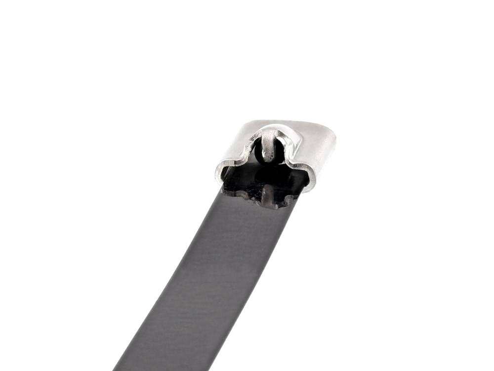 20 inch Plastic Coated Stainless Steel Cable Tie - 100 Pack V900548