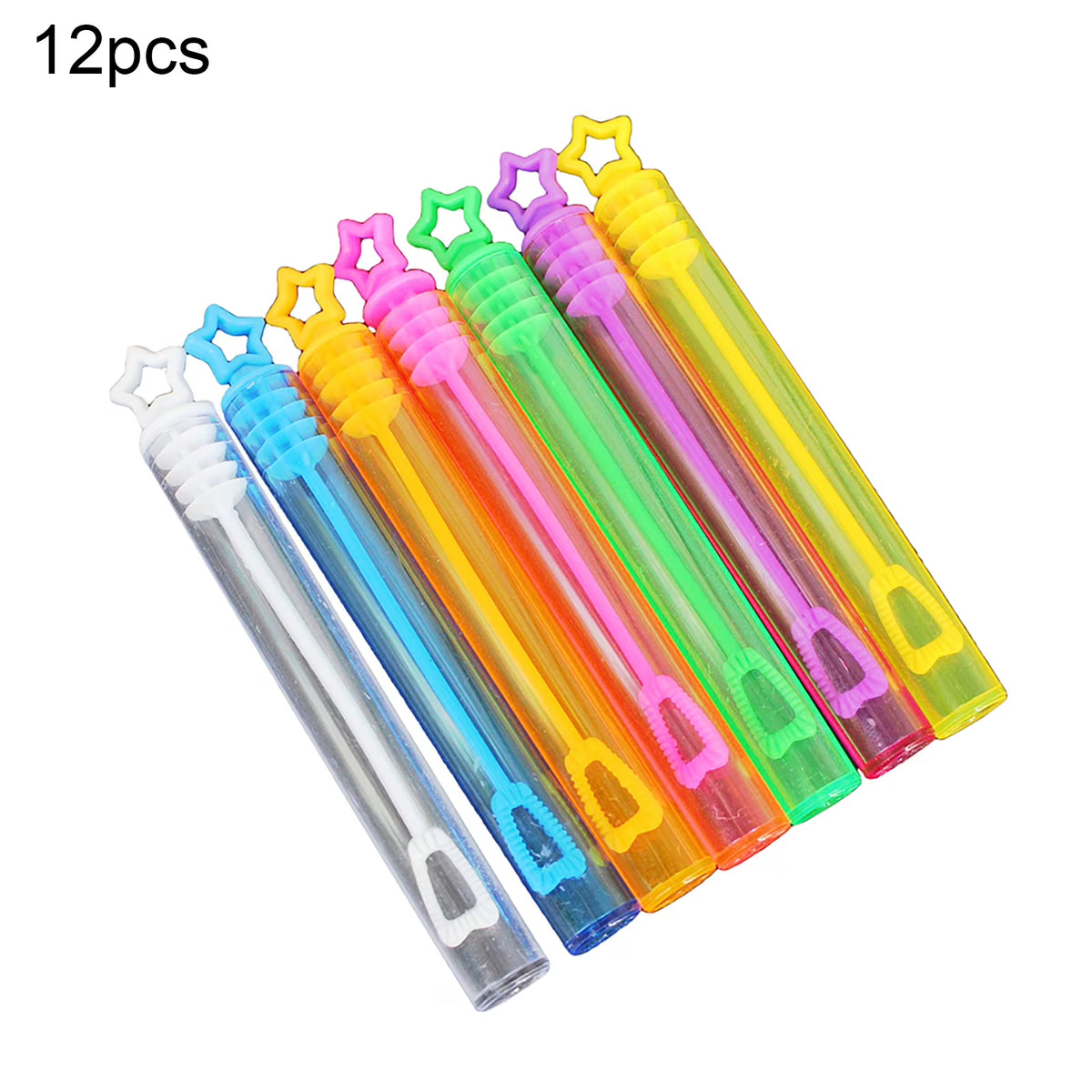 12Pcs Bubble Makers Sticks Wands Party Toys B550