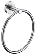 Brushed Nickel Towel Ring E33491