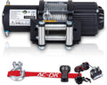 4500 lb Electric Steel Rope ATV Winch Kit, 12V, IP67 Waterproof E307