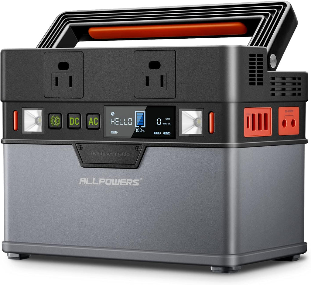 300W 288Wh Portable Power Station with 100W Foldable Solar Panel S3297